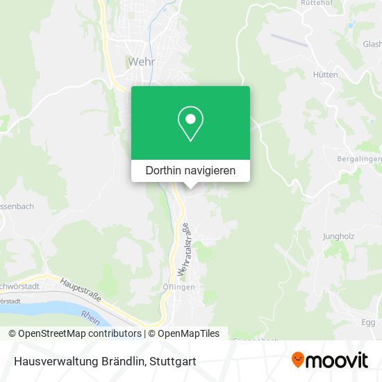 Hausverwaltung Brändlin Karte