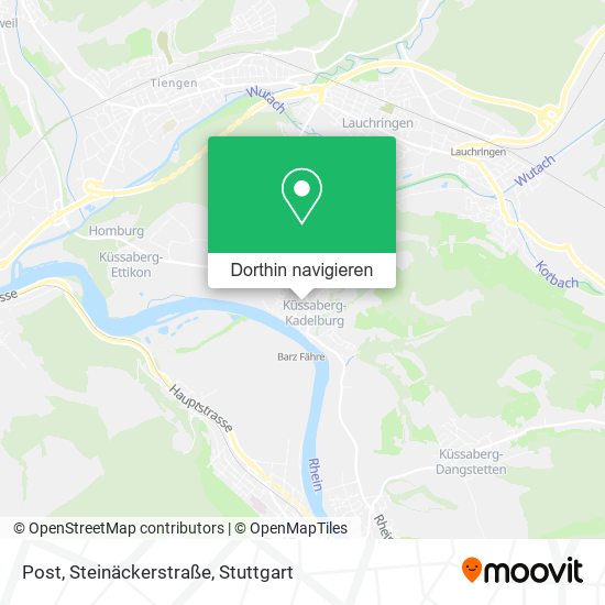 Post, Steinäckerstraße Karte