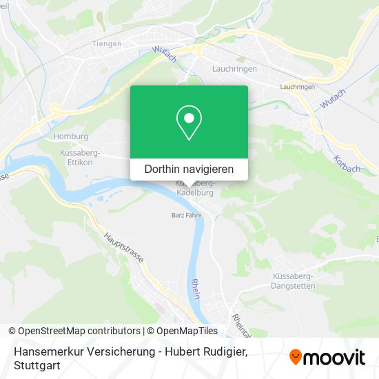 Hansemerkur Versicherung - Hubert Rudigier Karte