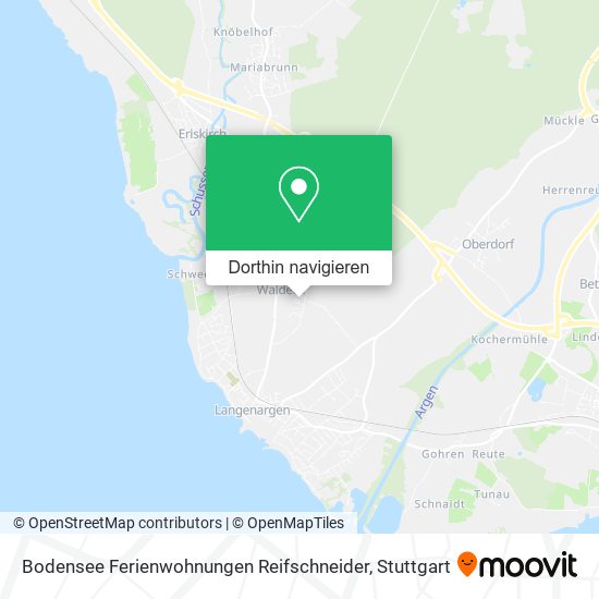 Bodensee Ferienwohnungen Reifschneider Karte