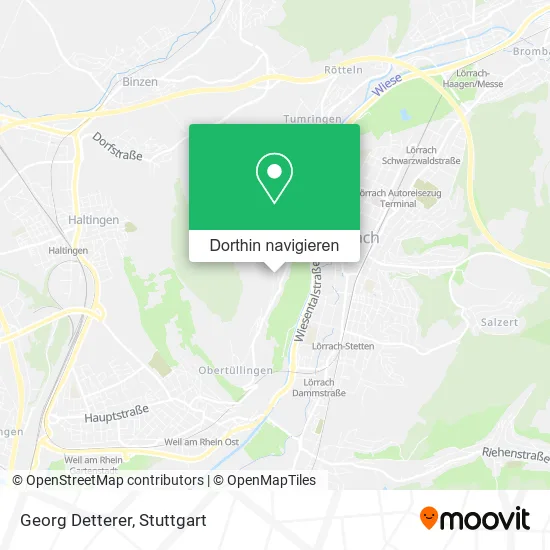 Georg Detterer Karte