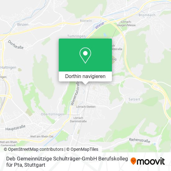 Deb Gemeinnützige Schulträger-GmbH Berufskolleg für Pta Karte