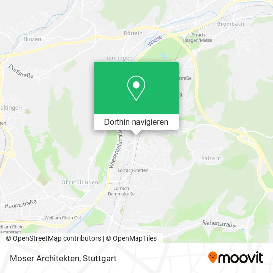 Moser Architekten Karte