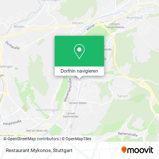 Restaurant Mykonos Karte