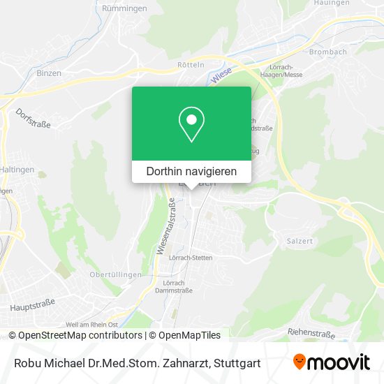 Robu Michael Dr.Med.Stom. Zahnarzt Karte