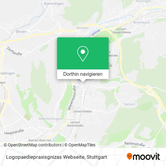 Logopaediepraxisgnizas Webseite Karte