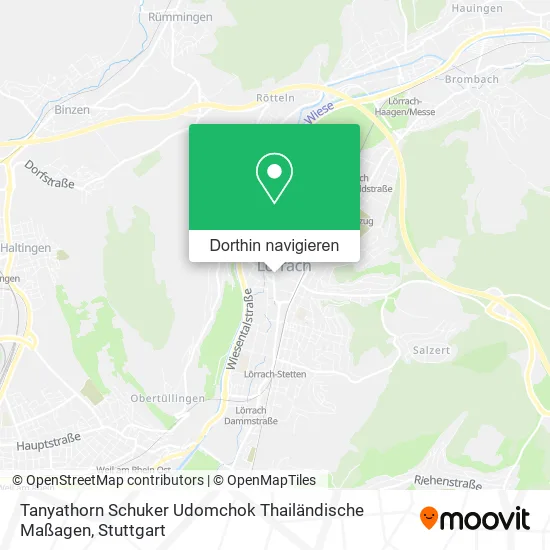 Tanyathorn Schuker Udomchok Thailändische Maßagen Karte