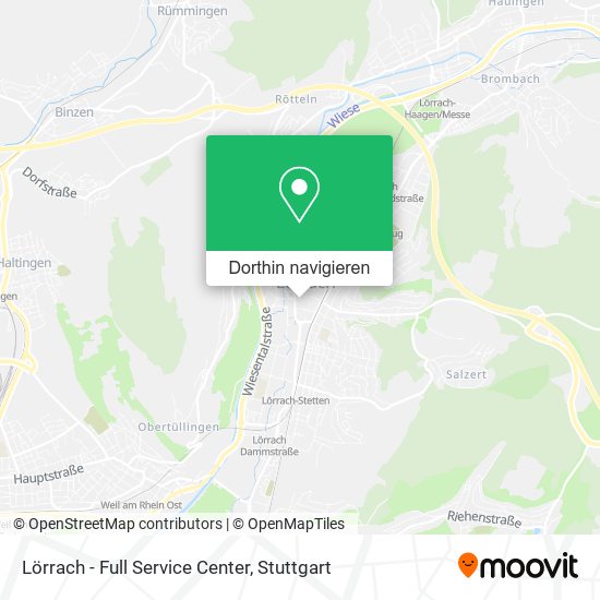Lörrach - Full Service Center Karte