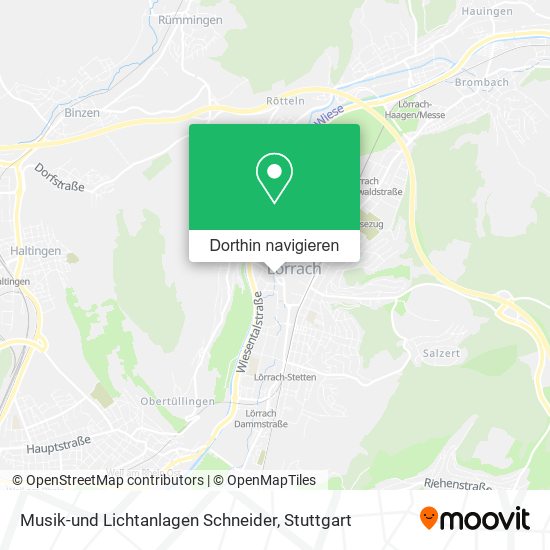 Musik-und Lichtanlagen Schneider Karte