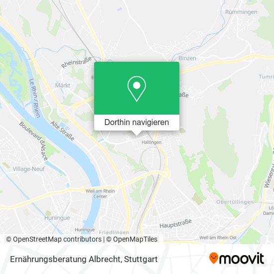 Ernährungsberatung Albrecht Karte