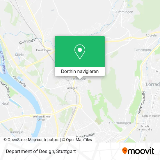 Department of Design Karte