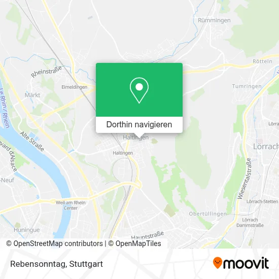 Rebensonntag Karte