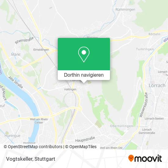 Vogtskeller Karte