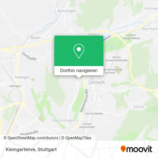 Kleingartenve Karte
