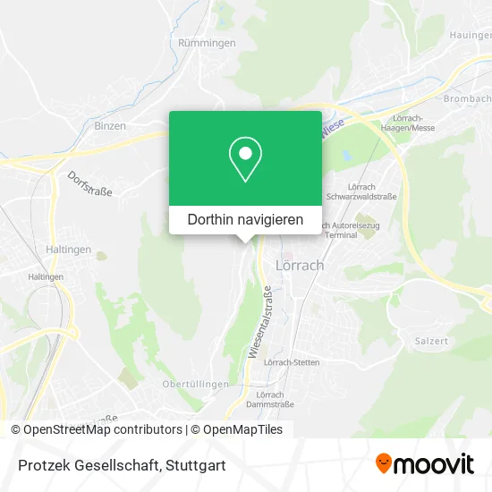 Protzek Gesellschaft Karte