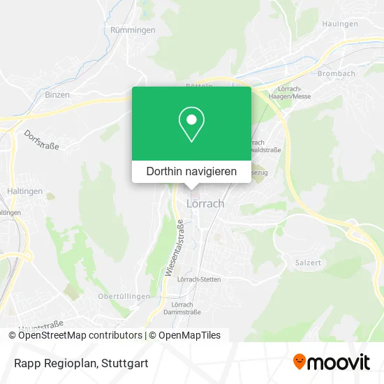 Rapp Regioplan Karte