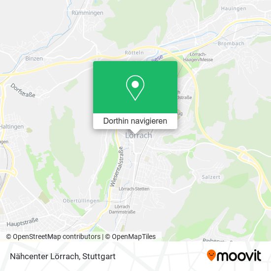 Nähcenter Lörrach Karte