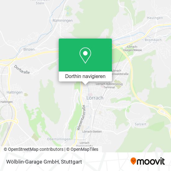 Wölblin-Garage GmbH Karte