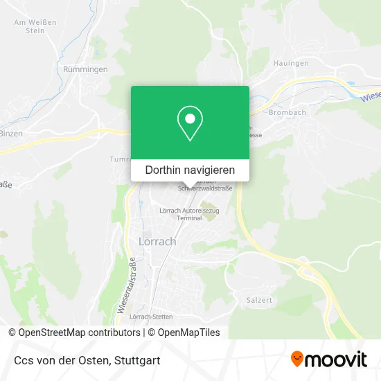 Ccs von der Osten Karte