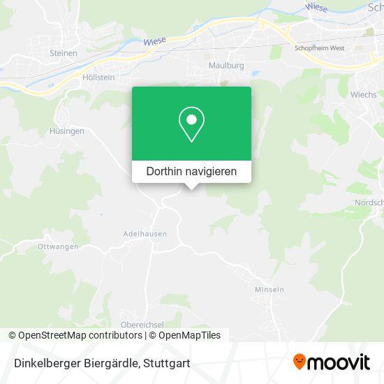Dinkelberger Biergärdle Karte