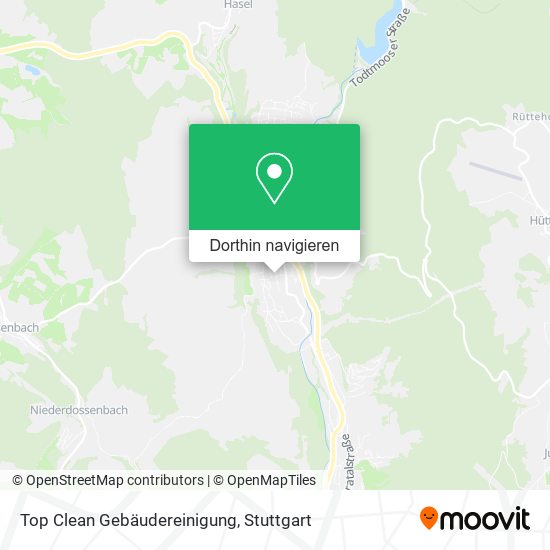 Top Clean Gebäudereinigung Karte