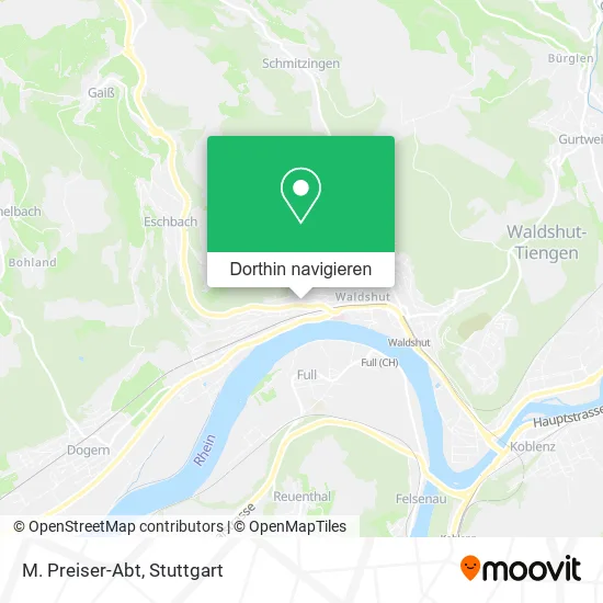 M. Preiser-Abt Karte