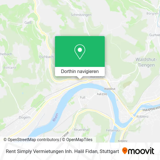 Rent Simply Vermietungen Inh. Halil Fidan Karte