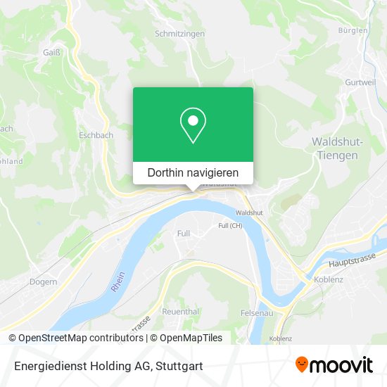 Energiedienst Holding AG Karte