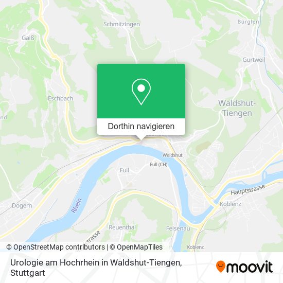 Urologie am Hochrhein in Waldshut-Tiengen Karte