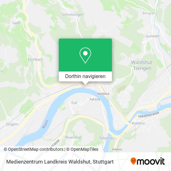 Medienzentrum Landkreis Waldshut Karte