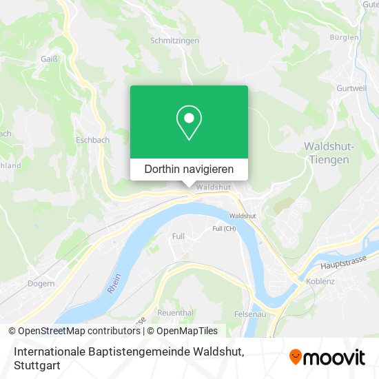 Internationale Baptistengemeinde Waldshut Karte