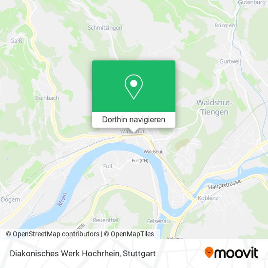 Diakonisches Werk Hochrhein Karte