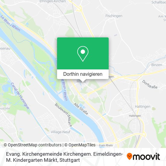 Evang. Kirchengemeinde Kirchengem. Eimeldingen-M. Kindergarten Märkt Karte