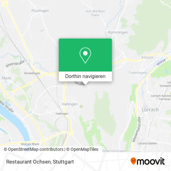 Restaurant Ochsen Karte