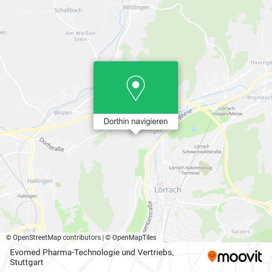 Evomed Pharma-Technologie und Vertriebs Karte