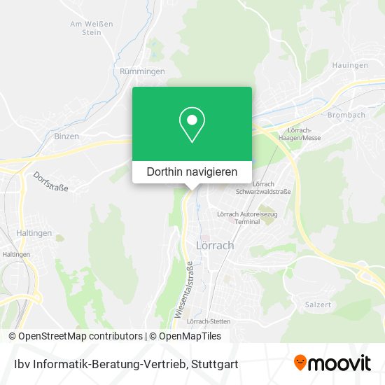 Ibv Informatik-Beratung-Vertrieb Karte