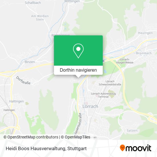 Heidi Boos Hausverwaltung Karte