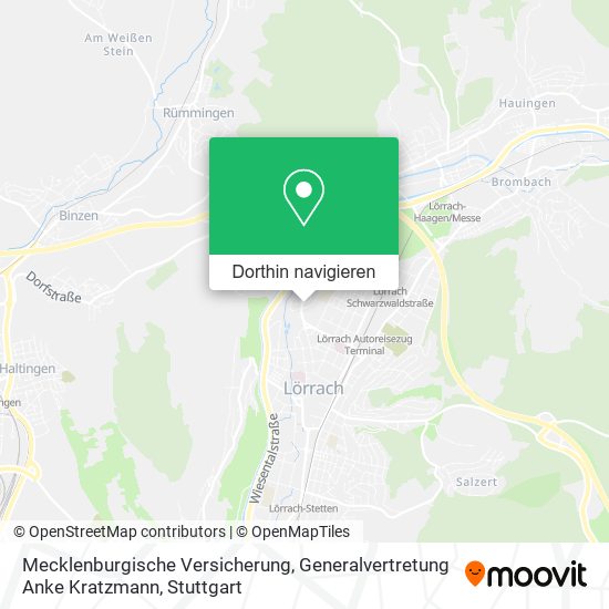 Mecklenburgische Versicherung, Generalvertretung Anke Kratzmann Karte