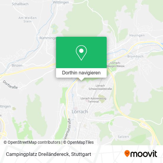 Campingplatz Dreiländereck Karte