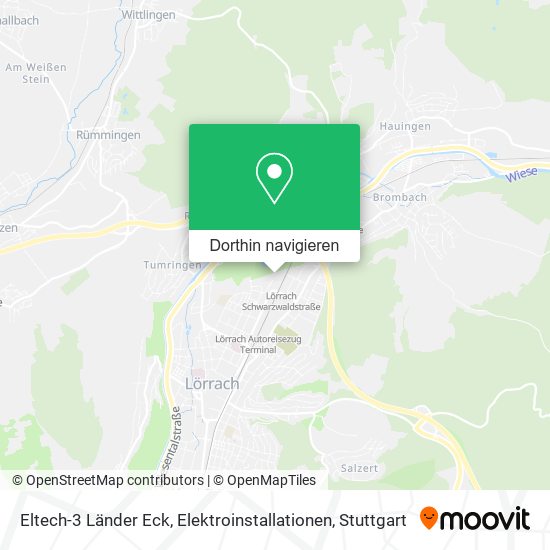 Eltech-3 Länder Eck, Elektroinstallationen Karte