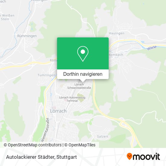 Autolackierer Städter Karte