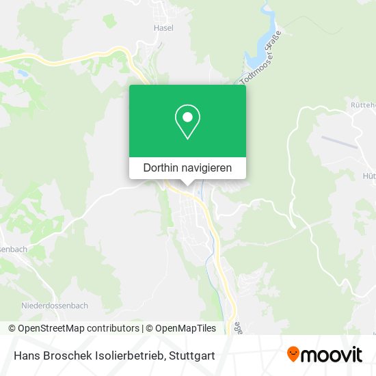 Hans Broschek Isolierbetrieb Karte