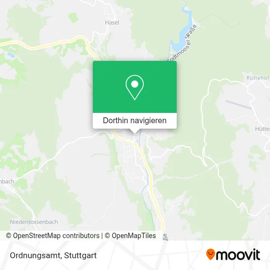 Ordnungsamt Karte