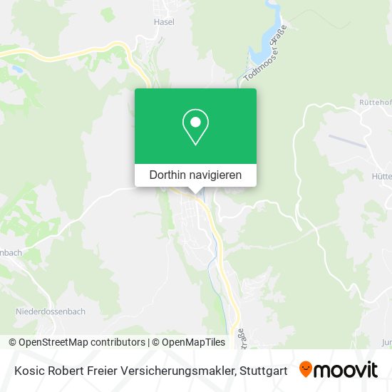 Kosic Robert Freier Versicherungsmakler Karte