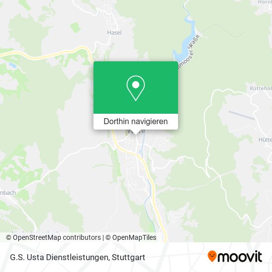G.S. Usta Dienstleistungen Karte