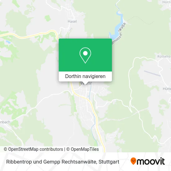 Ribbentrop und Gempp Rechtsanwälte Karte