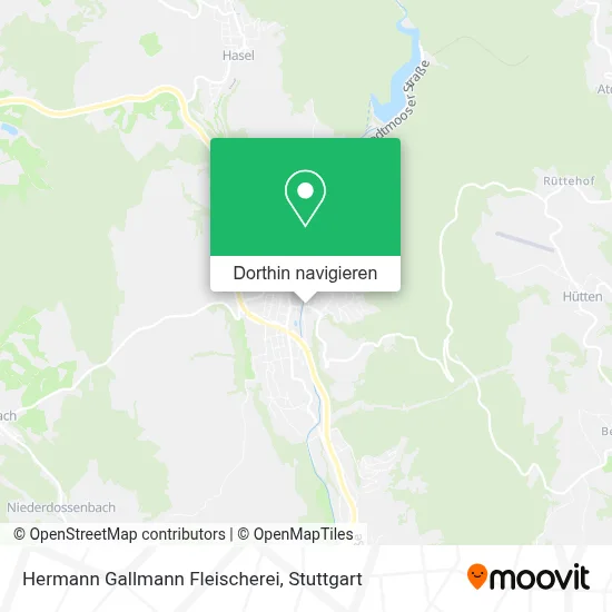 Hermann Gallmann Fleischerei Karte