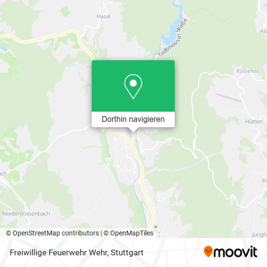 Freiwillige Feuerwehr Wehr Karte