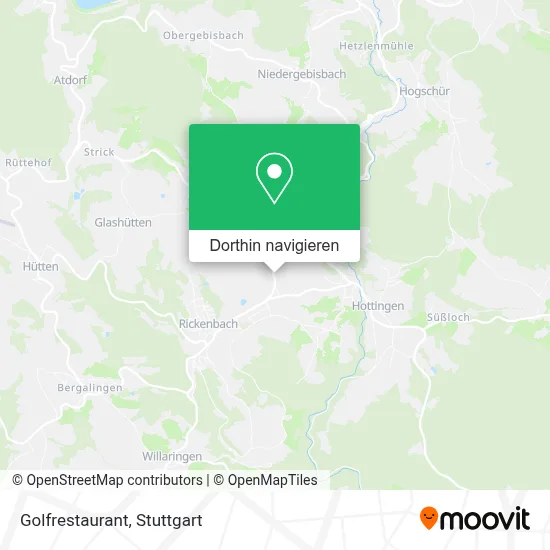 Golfrestaurant Karte