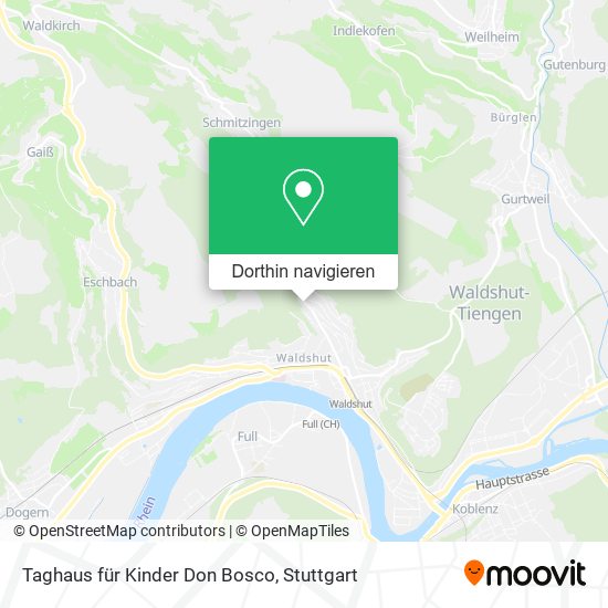 Taghaus für Kinder Don Bosco Karte
